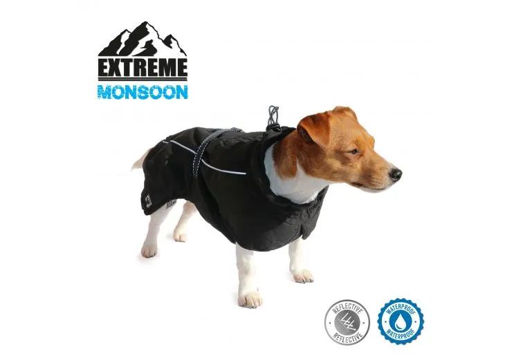 Ancol - Extreme Monsoon Dog Coat - Red - x small - 25cm