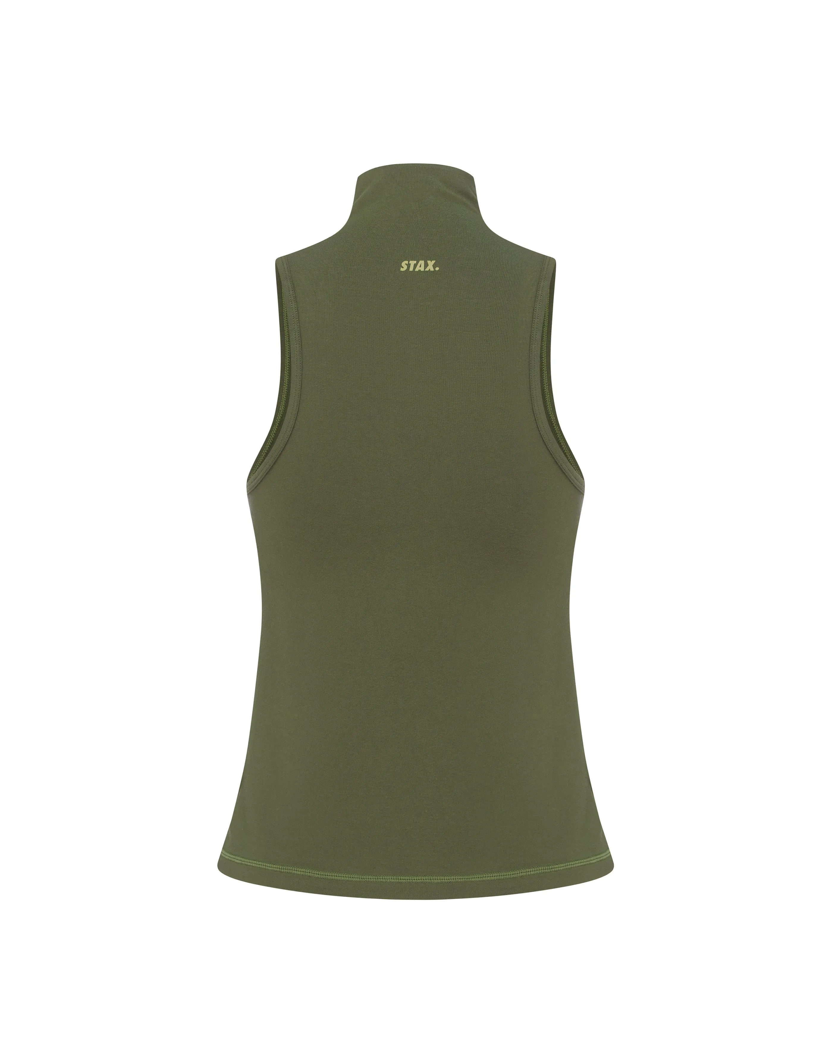 AW High Neck Tank - Oryx (Olive)