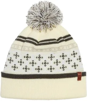 Aztec Womens Patterned Pom Pom Beanie