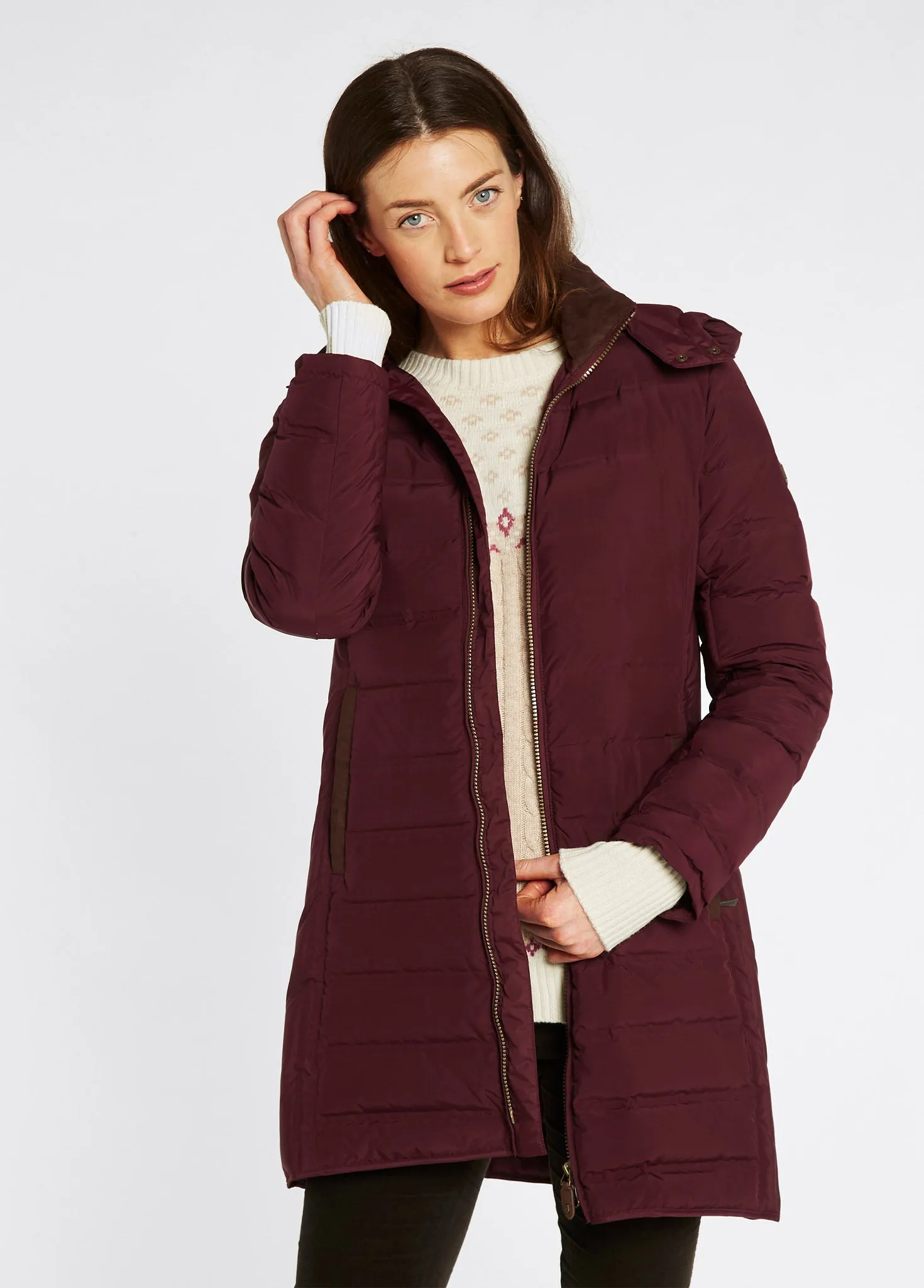 Ballybrophy Quilted Jacket - Ox Blood