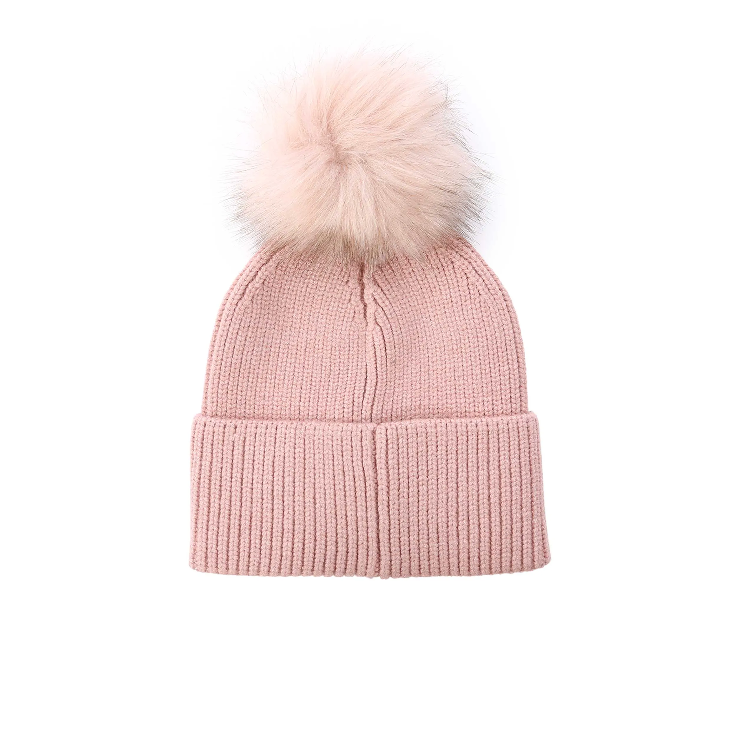 Barbour Mallory Pom Ladies Beanie Hat in Pink