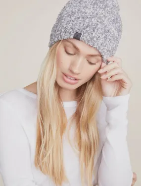 Barefoot Dreams CozyChic Heathered Beanie- Graphite