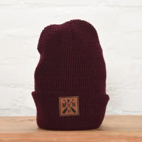 Baudette Waffle Knit Beanie