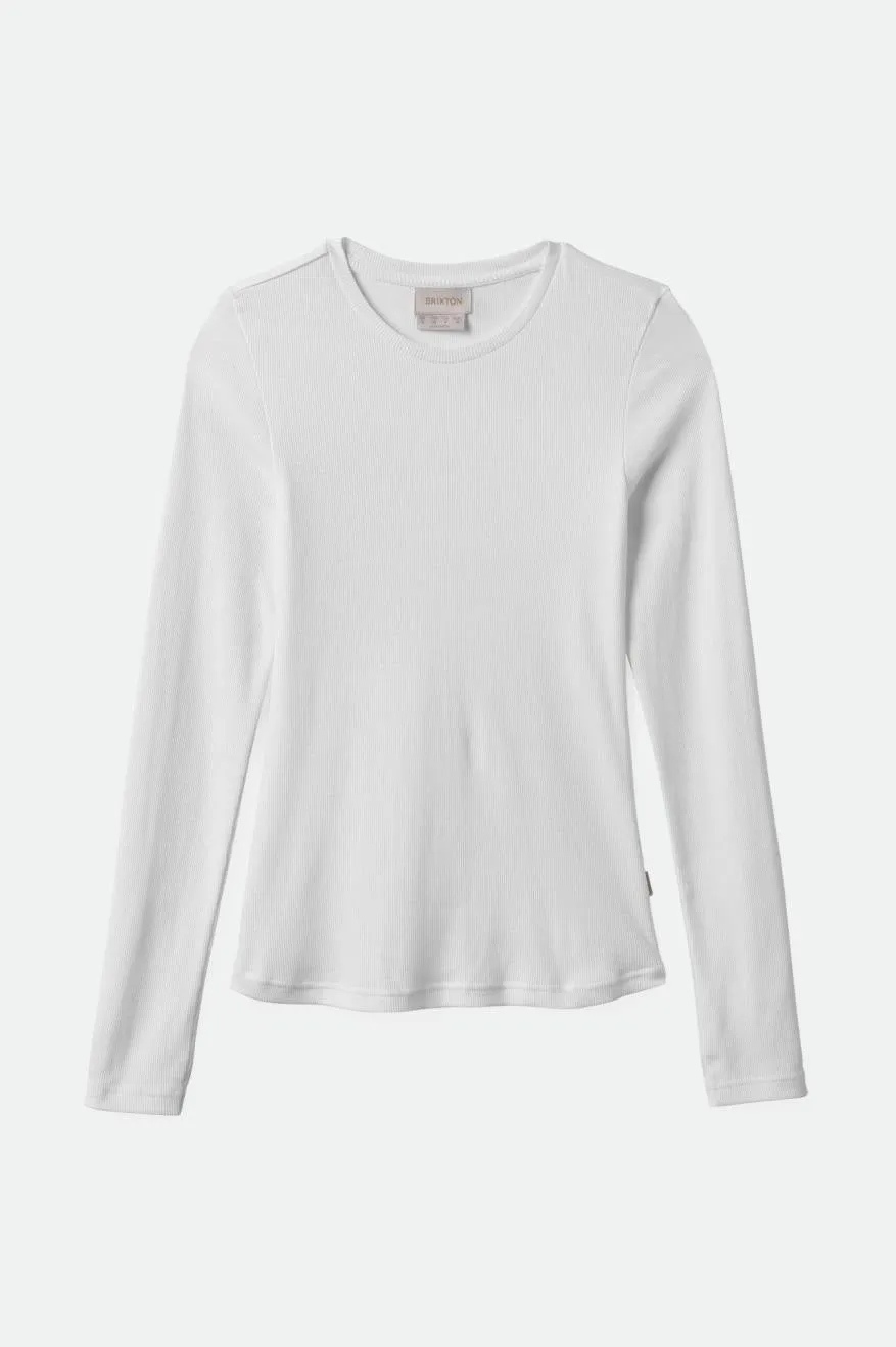 Betty L/S Tee - White