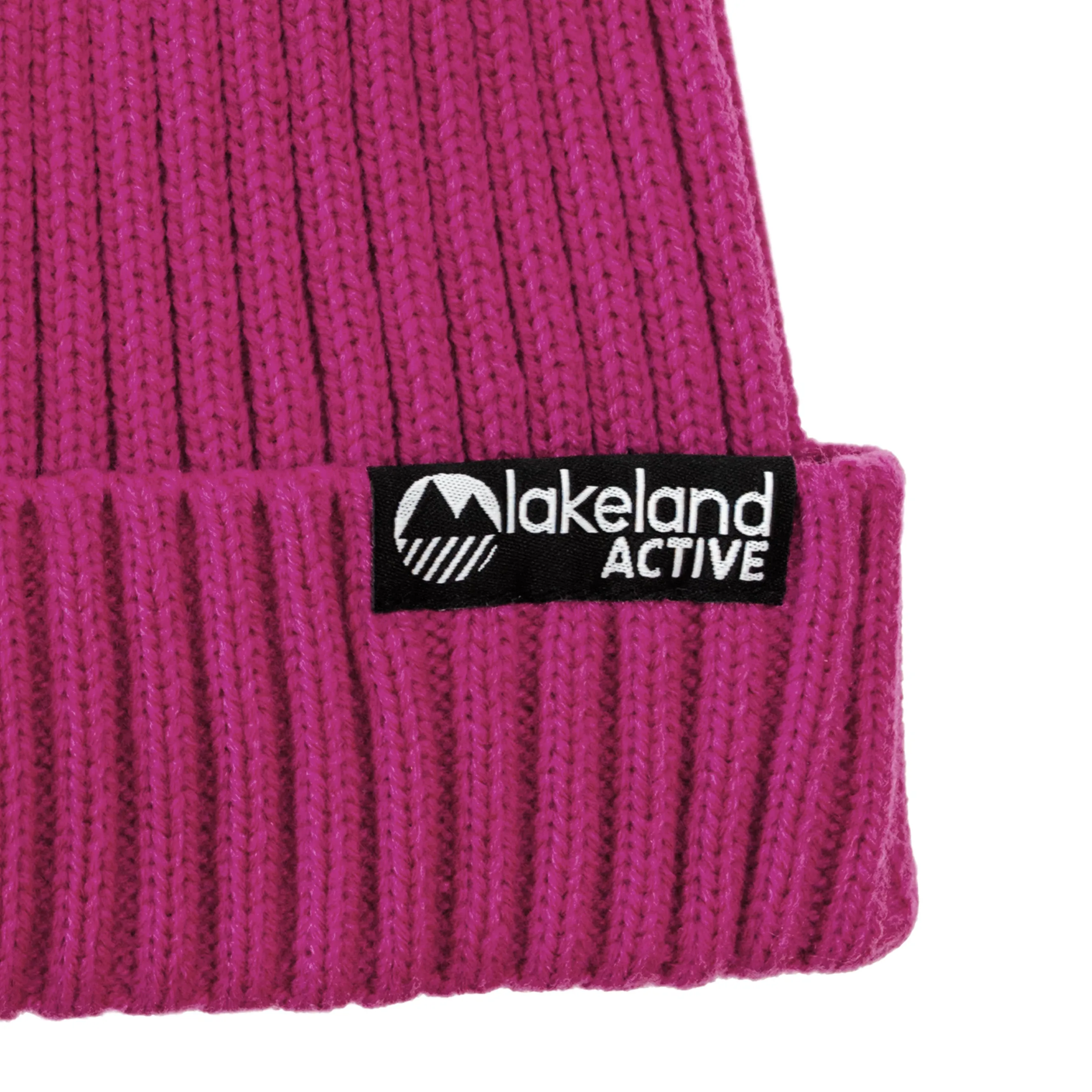 Birkett Ribbed Knit Beanie Hat - Pop Tones