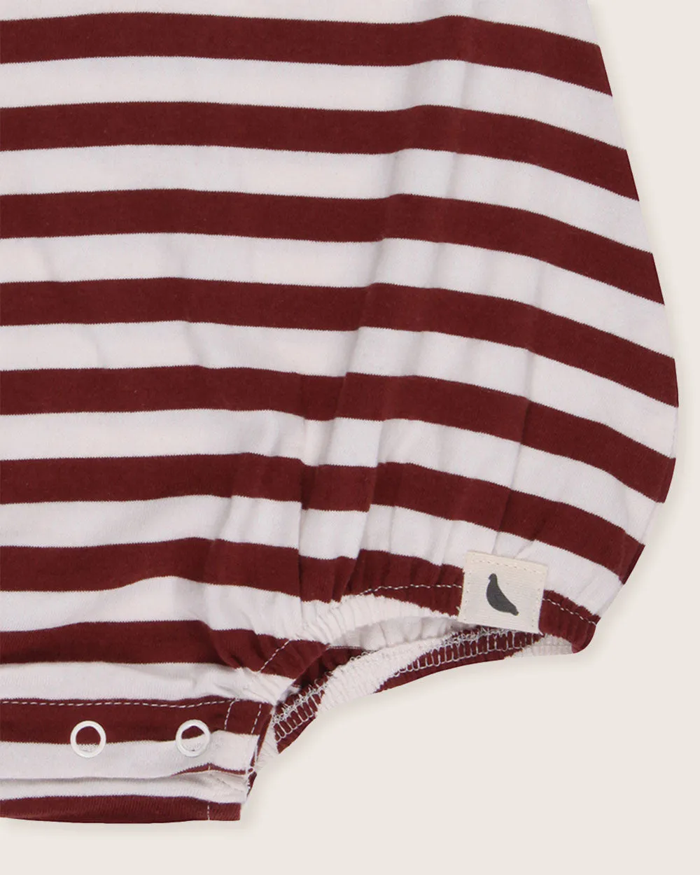 Brick Stripe Bubble Romper