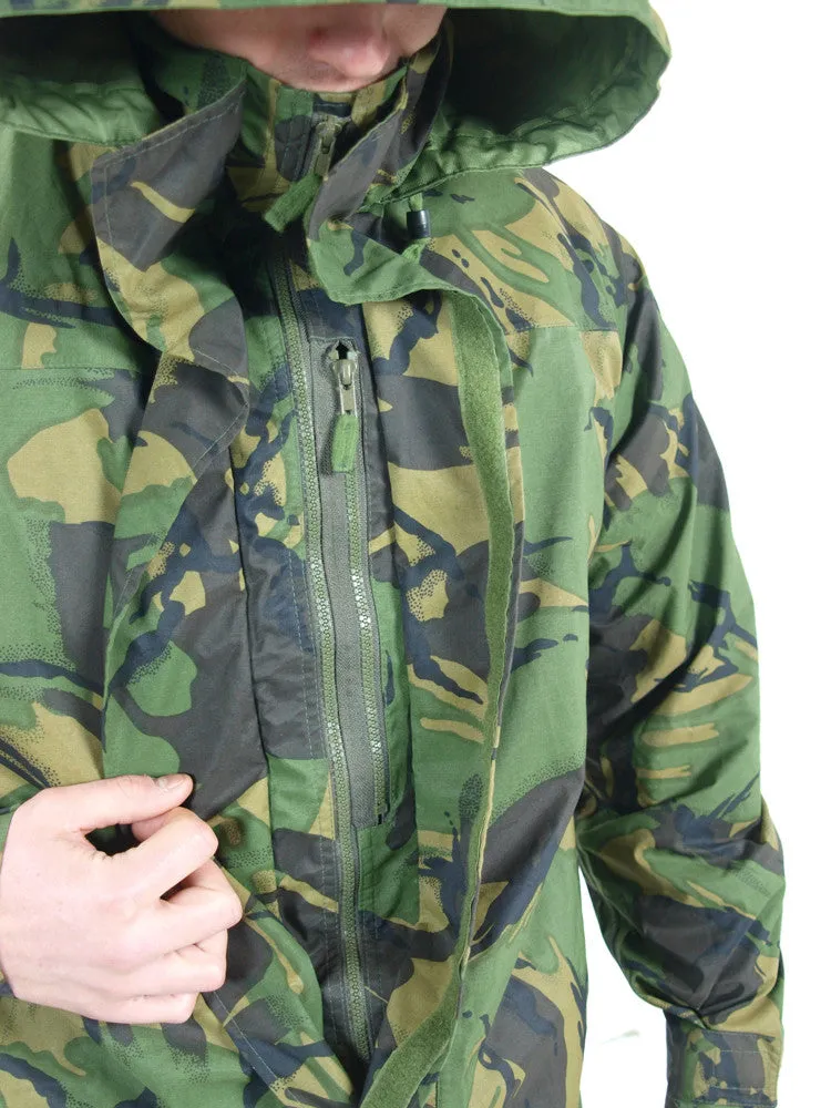 British Army Gore-Tex Jacket - DPM Woodland – no external pockets – DISTRESSED RANGE