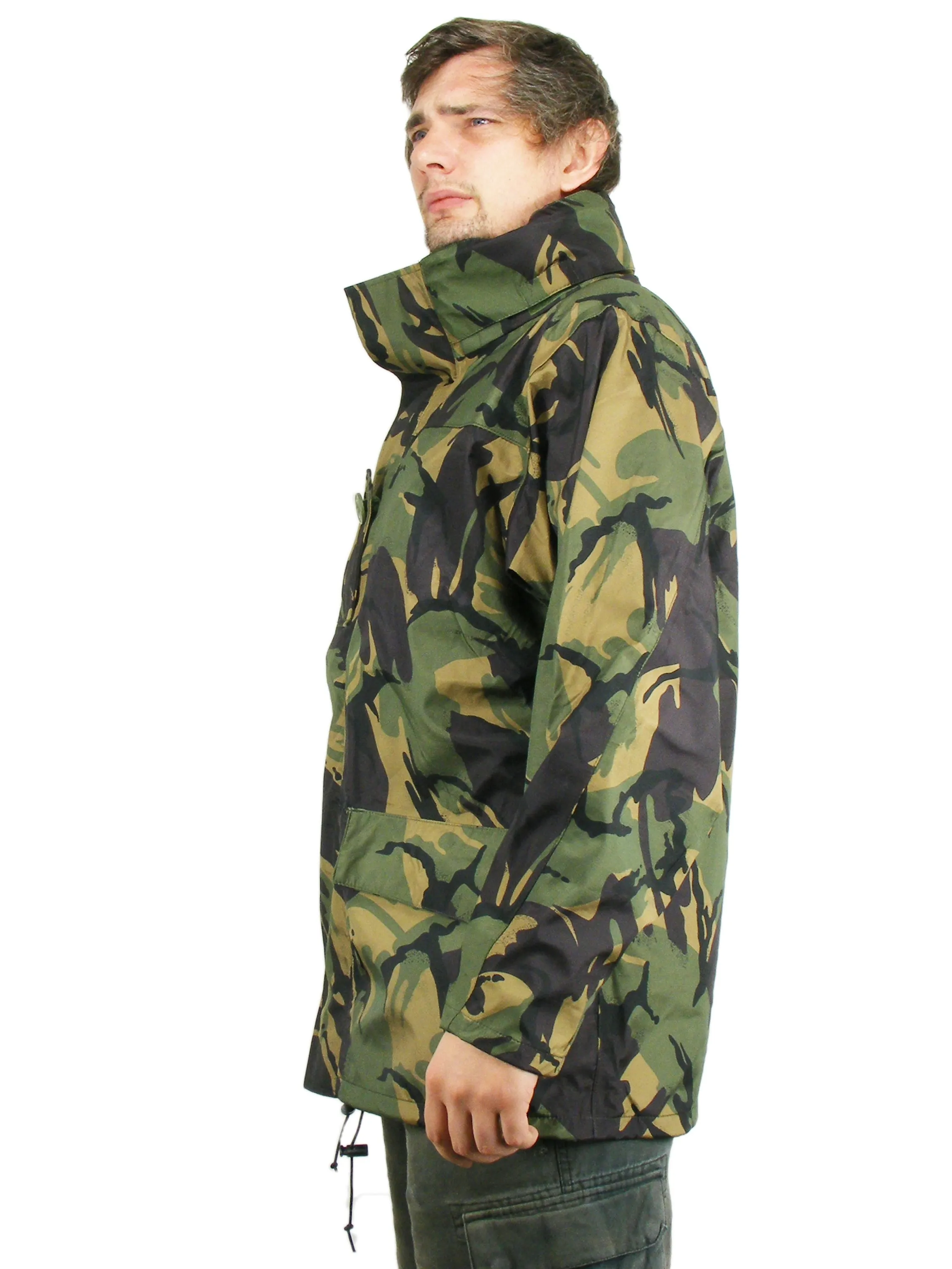 British Army Waterproof Jacket - DPM Woodland - with external pockets