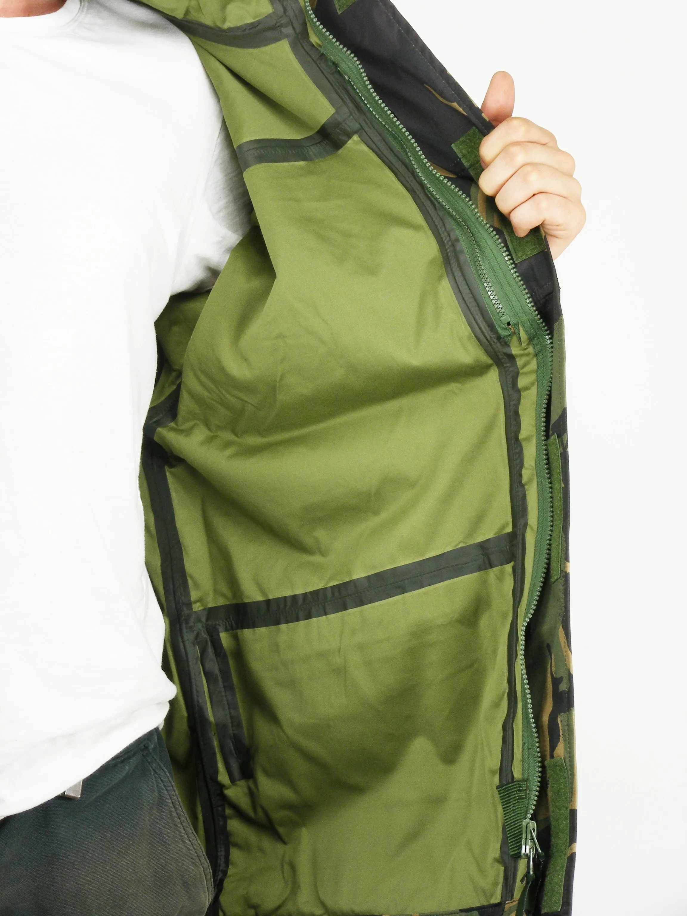 British Army Waterproof Jacket - DPM Woodland - with external pockets