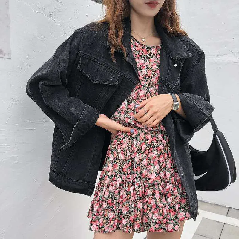 British Style Loose Denim Jacket