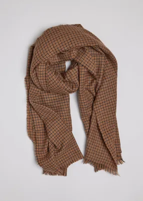 Brookline Mini Check Scarf