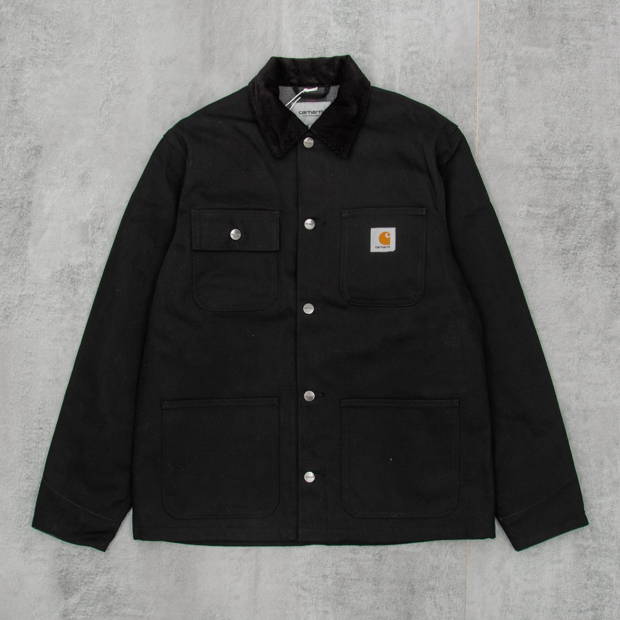 Carhartt WIP Michigan Lined Chore Coat AW - Black Rigid