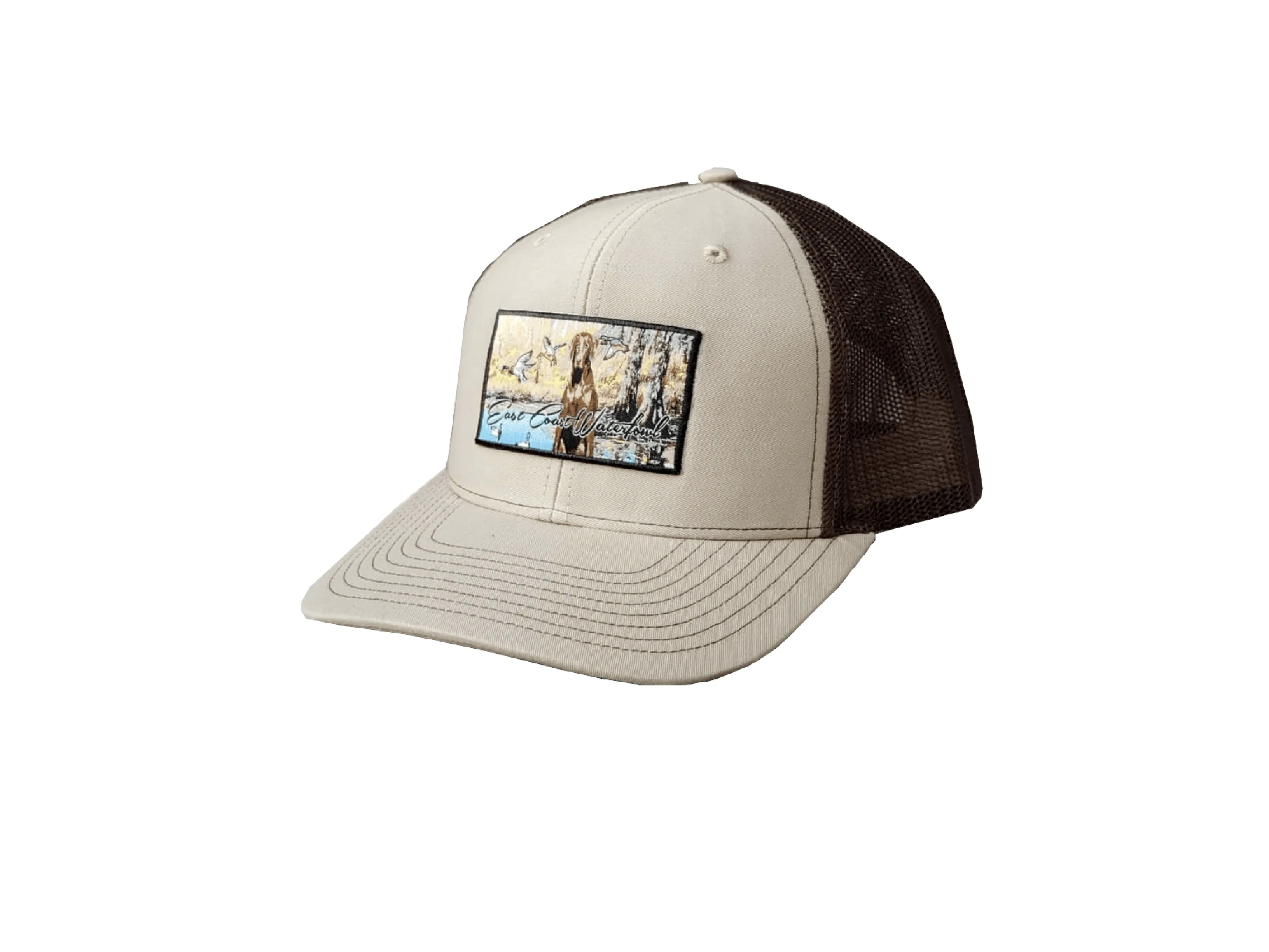 Chocolate Lab Trucker Hat | East Coast Waterfowl