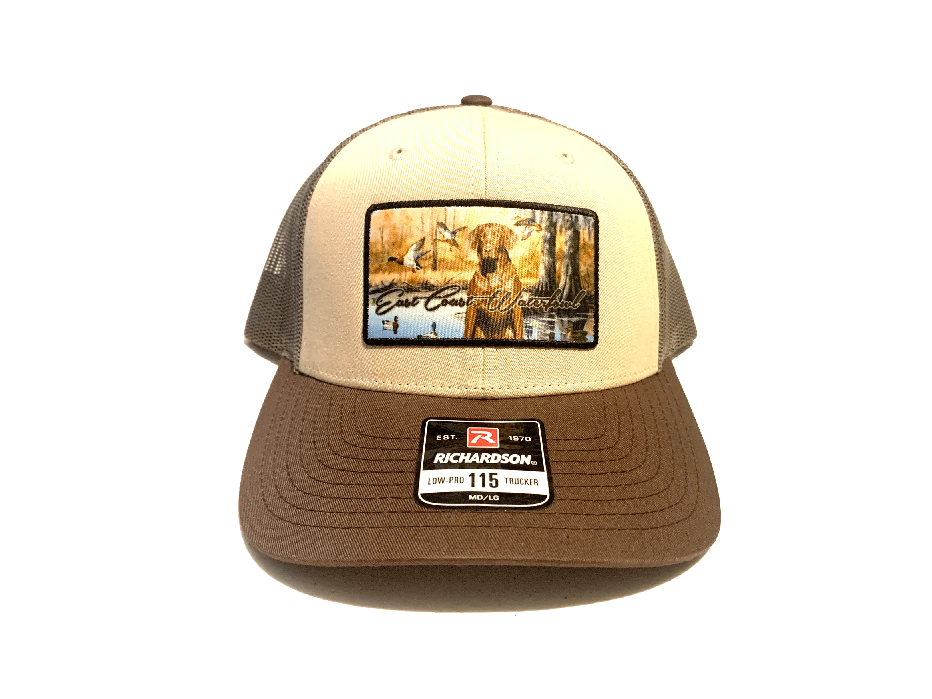 Chocolate Lab Trucker Hat | East Coast Waterfowl