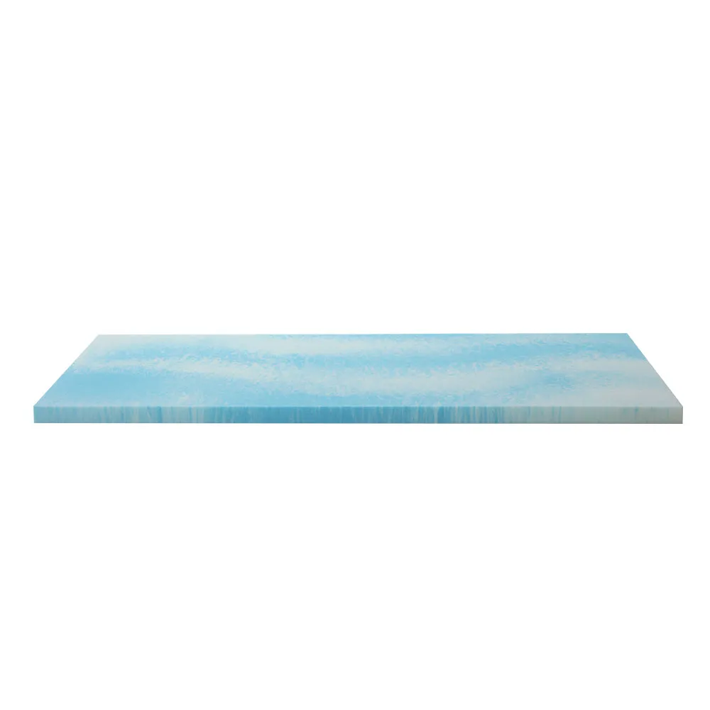 Cool Gel Memory Foam Mattress Topper Bamboo Cover Queen Giselle