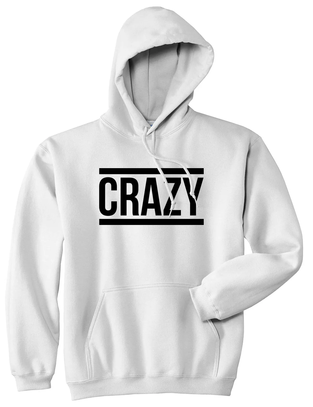 Crazy Mens Pullover Hoodie