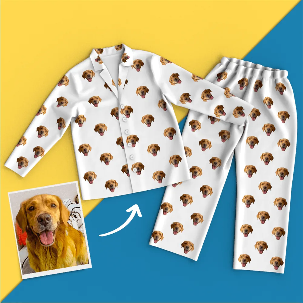 Custom Pajamas With Dog Face