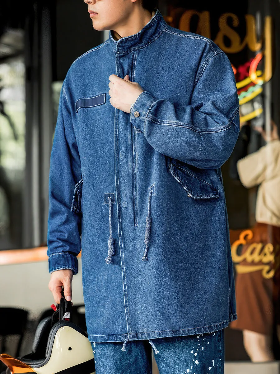 Denim M65 Fishtail Parka