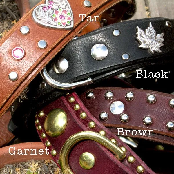 Dharma Leather Dog Collar