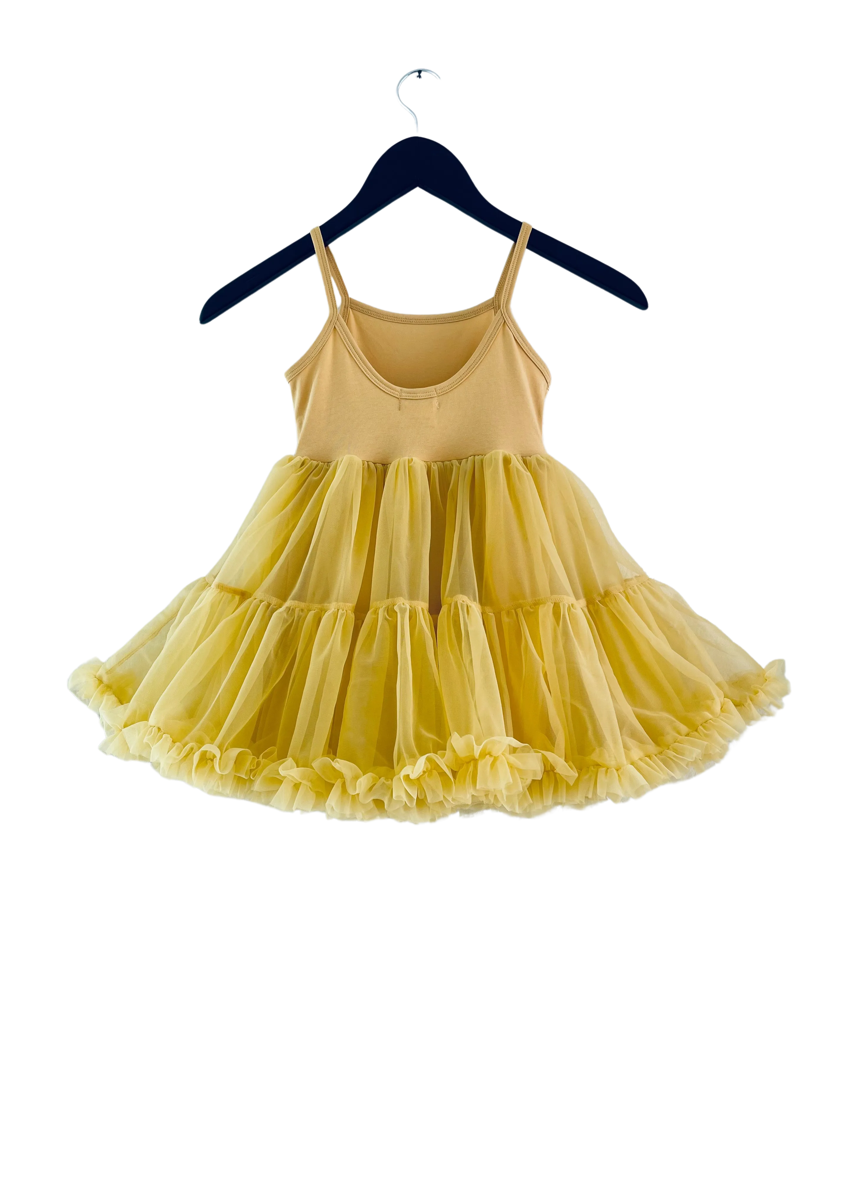 DOLLY PETTI SPAGHETTI PETTISKIRT TUTU DRESS honey