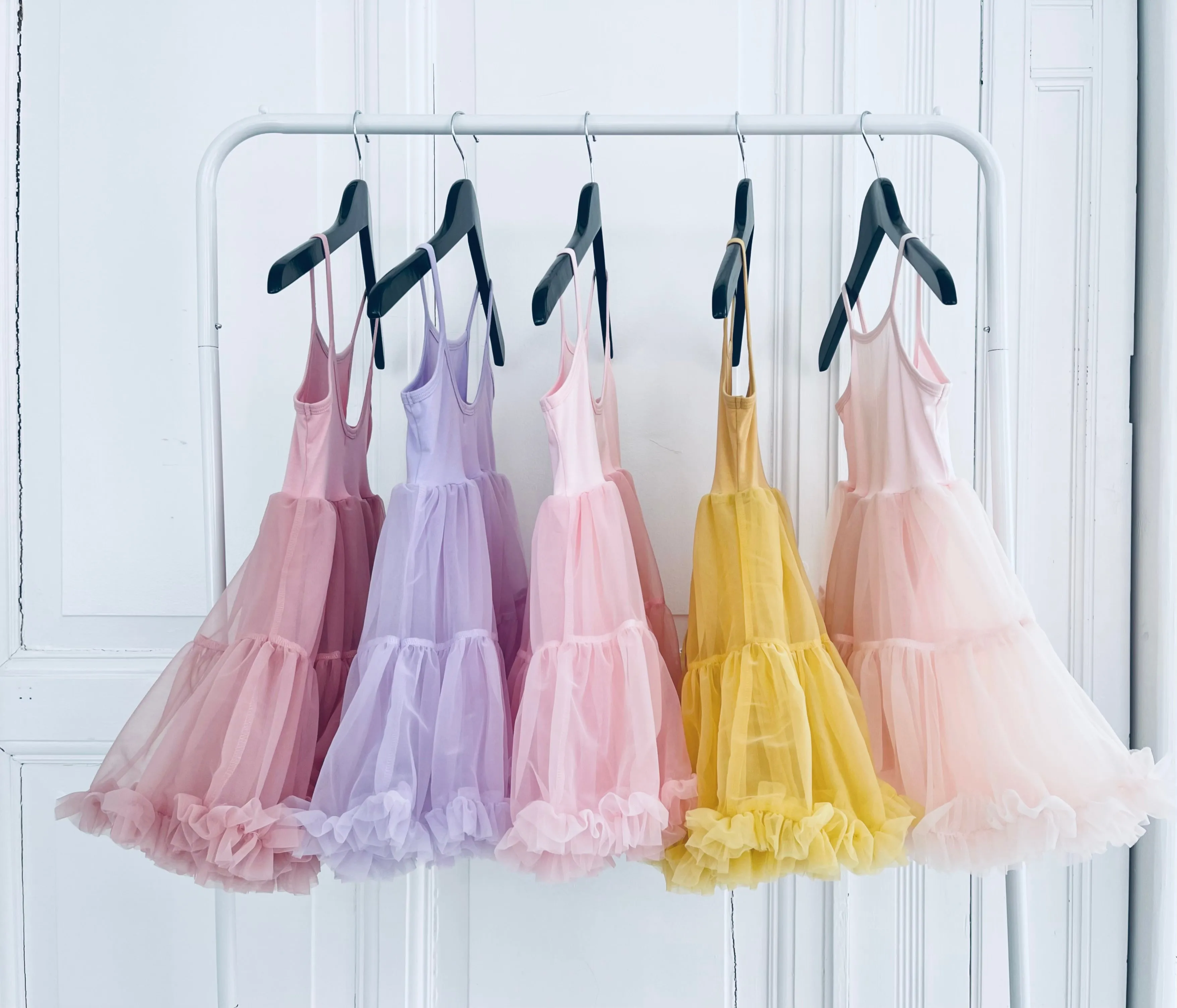 DOLLY PETTI SPAGHETTI PETTISKIRT TUTU DRESS honey