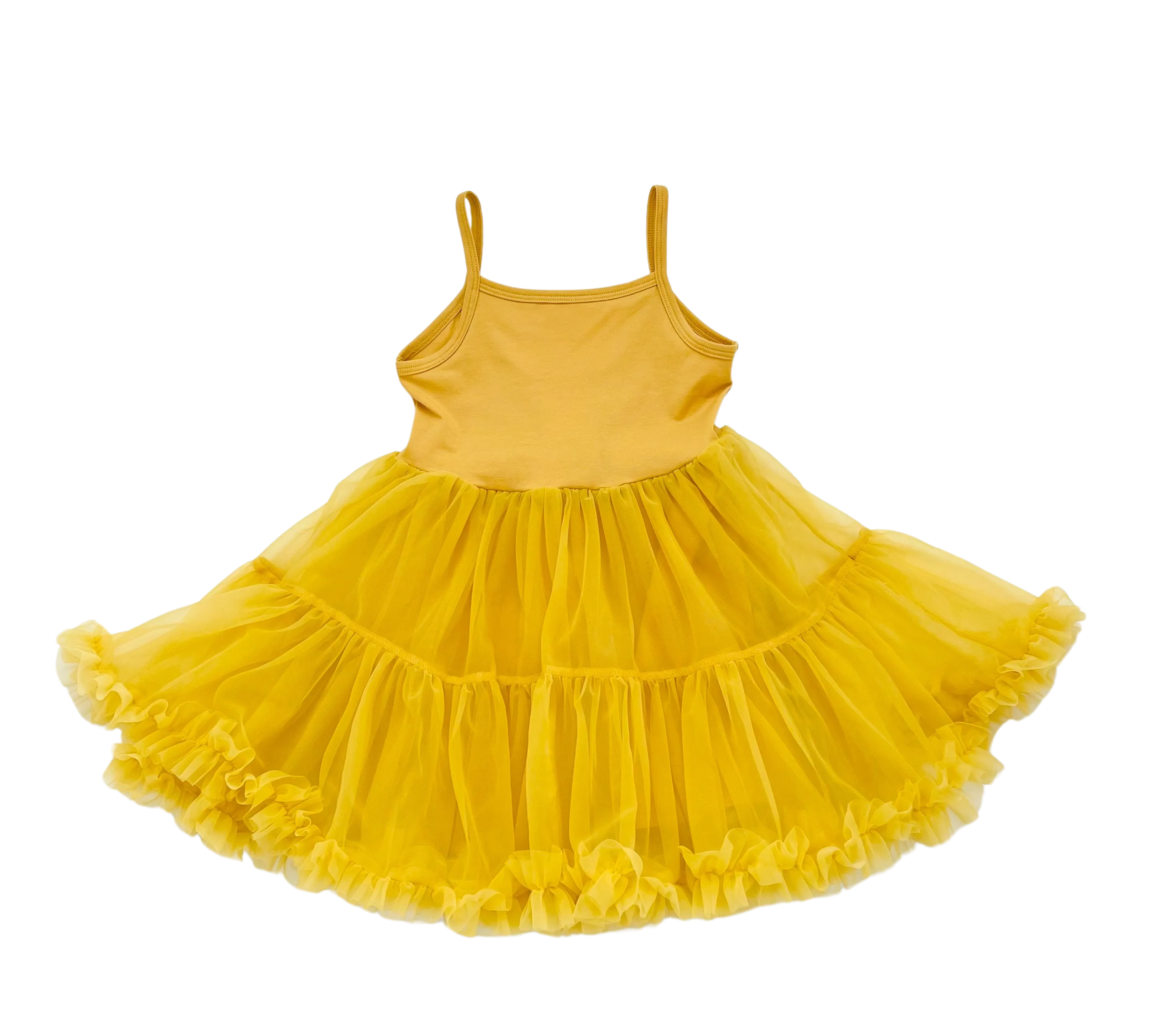 DOLLY PETTI SPAGHETTI PETTISKIRT TUTU DRESS honey