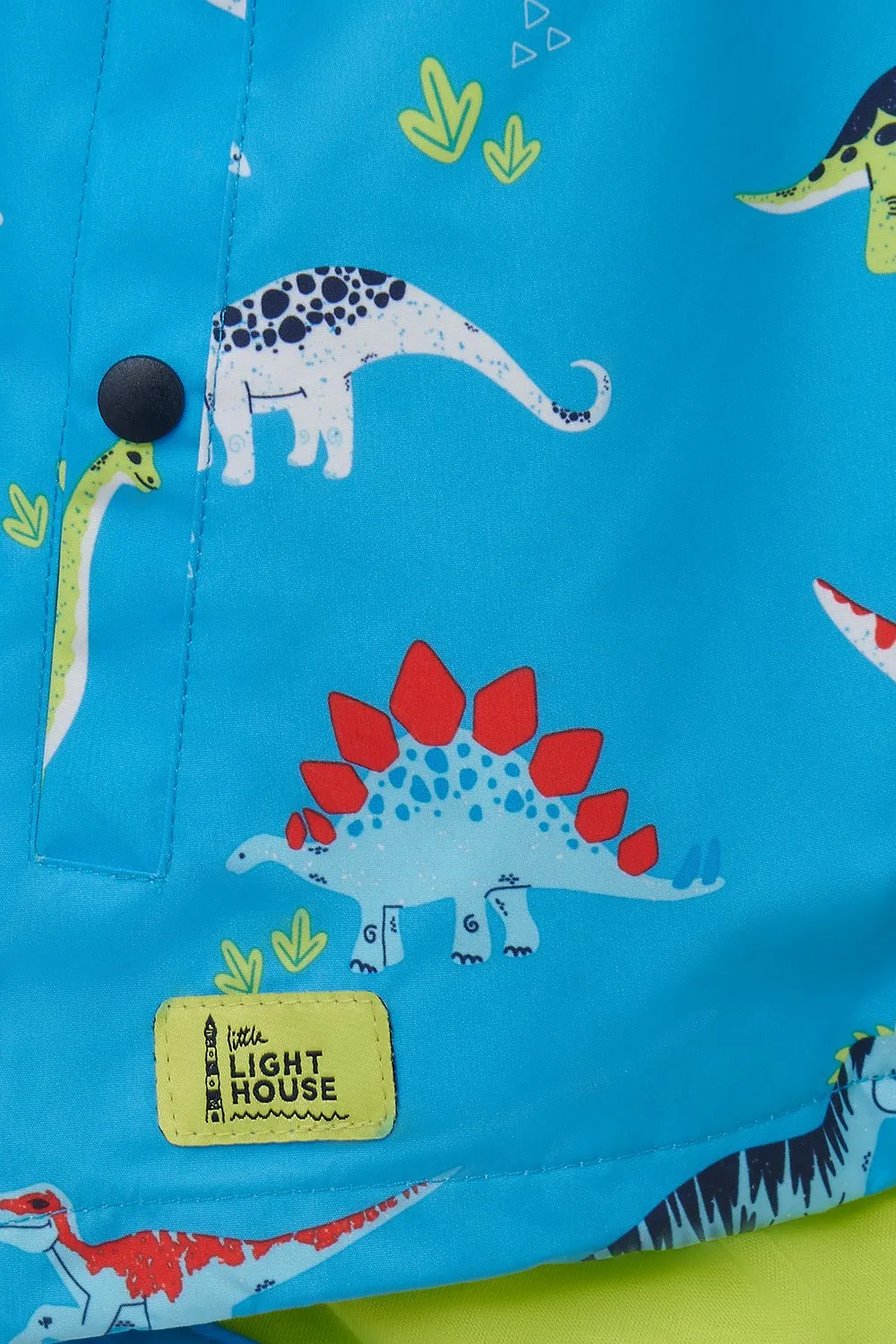 Ethan Jacket -  Blue Dino Print