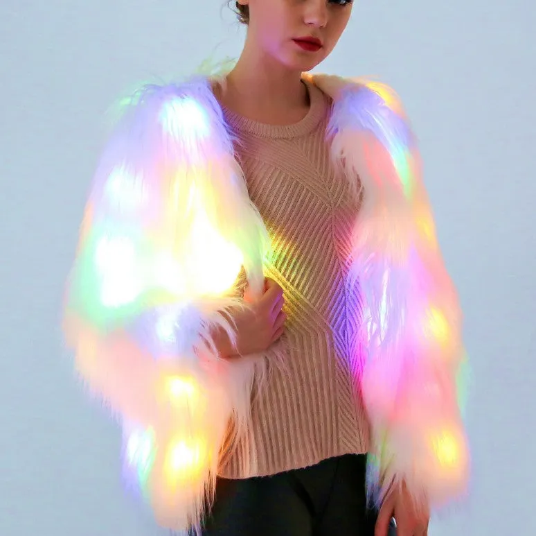 Festival Fur Coat LED Jacket