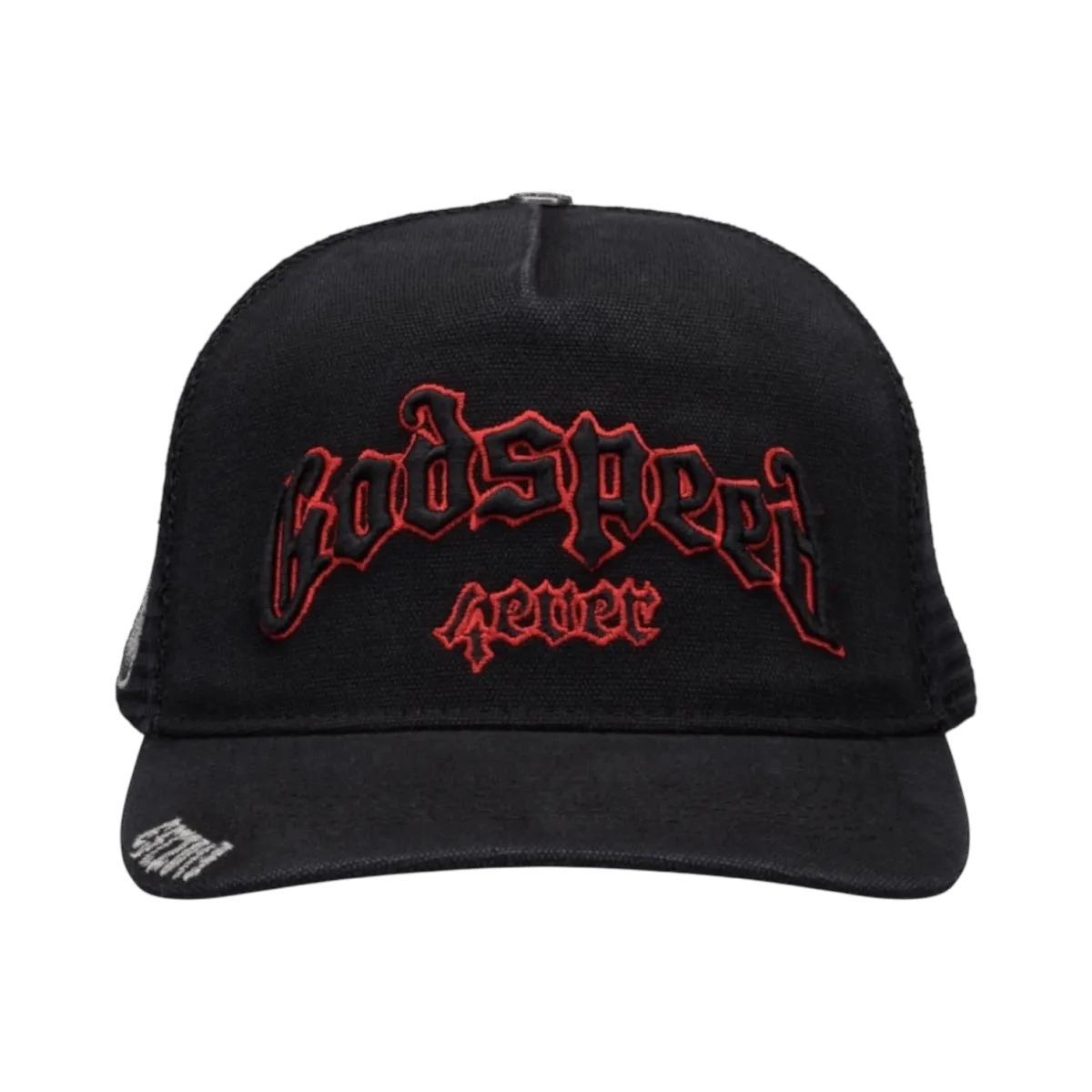 GodSpeed Forever Trucker Hat - Black/Red