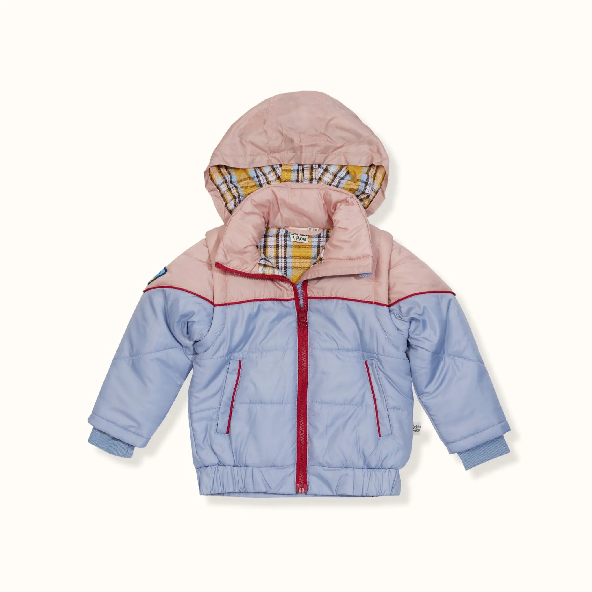 Goldie   Ace - Stevie Vintage Parka Sky Blush