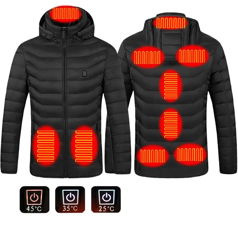 Heated Jacket with Hoodie