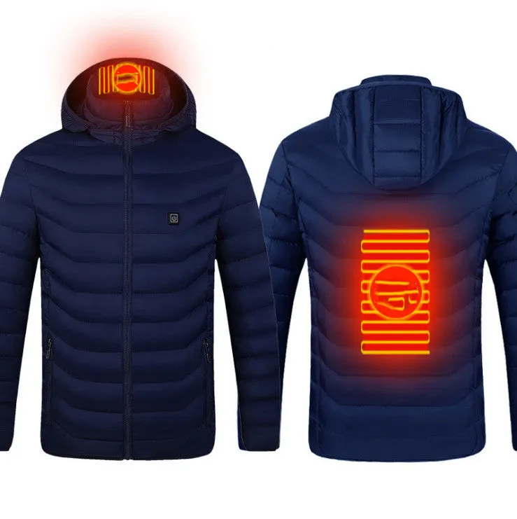 Heated Jacket with Hoodie