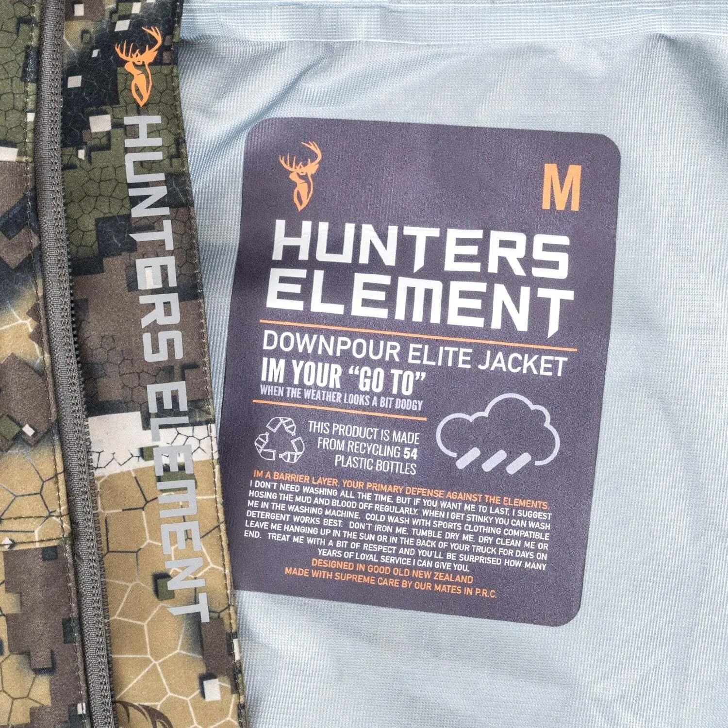 HUNTERS ELEMENT DOWNPOUR ELITE JACKET FOREST GREEN