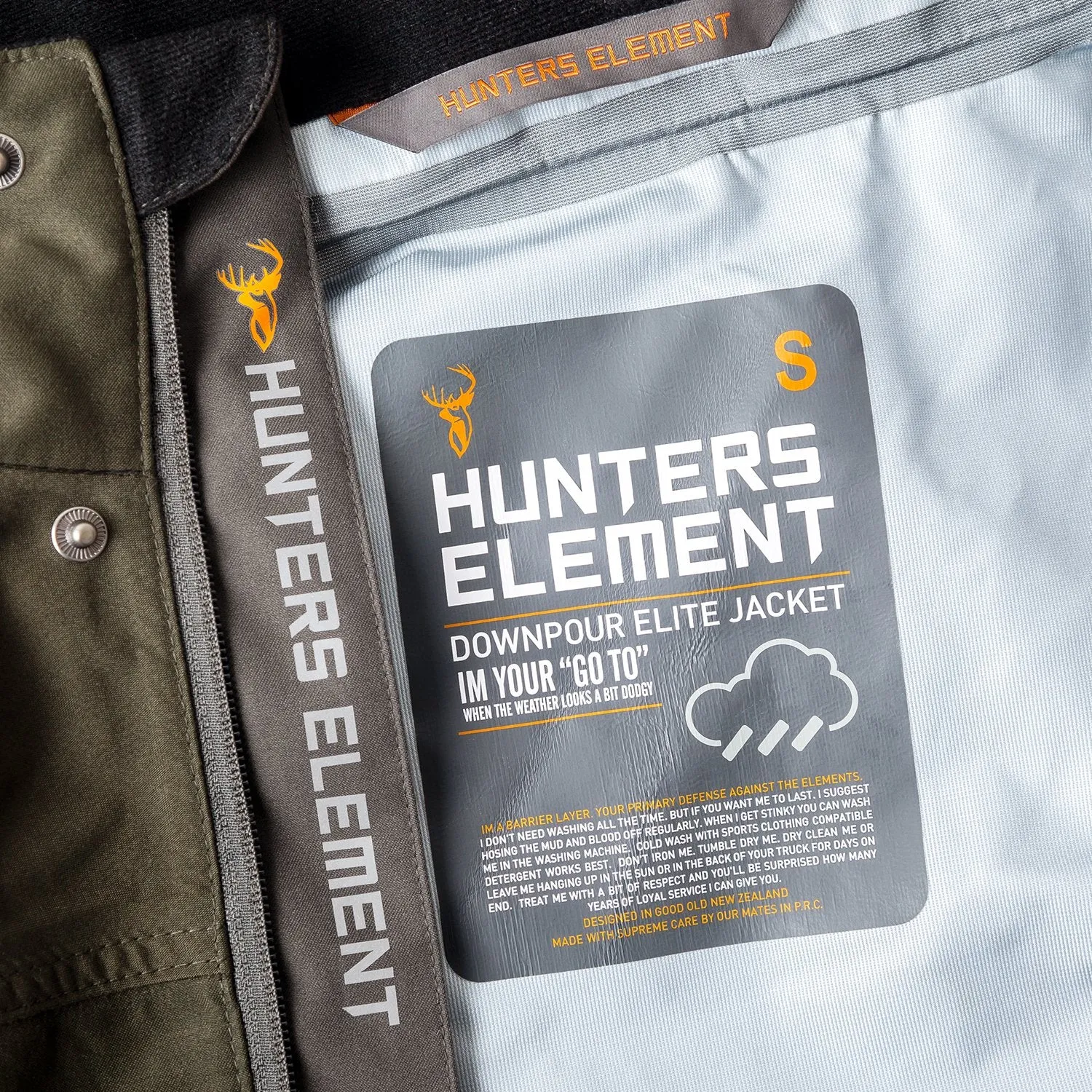 Hunters Element Downpour Elite Jacket - Forest Green