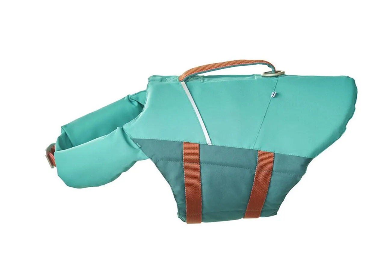 Hurtta Dog Swim Coat: Life Saviour Eco, Peacock