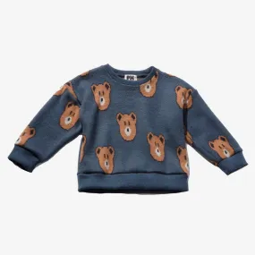 Kids Sweater | Knit Bear - Blue | Petite Hailey