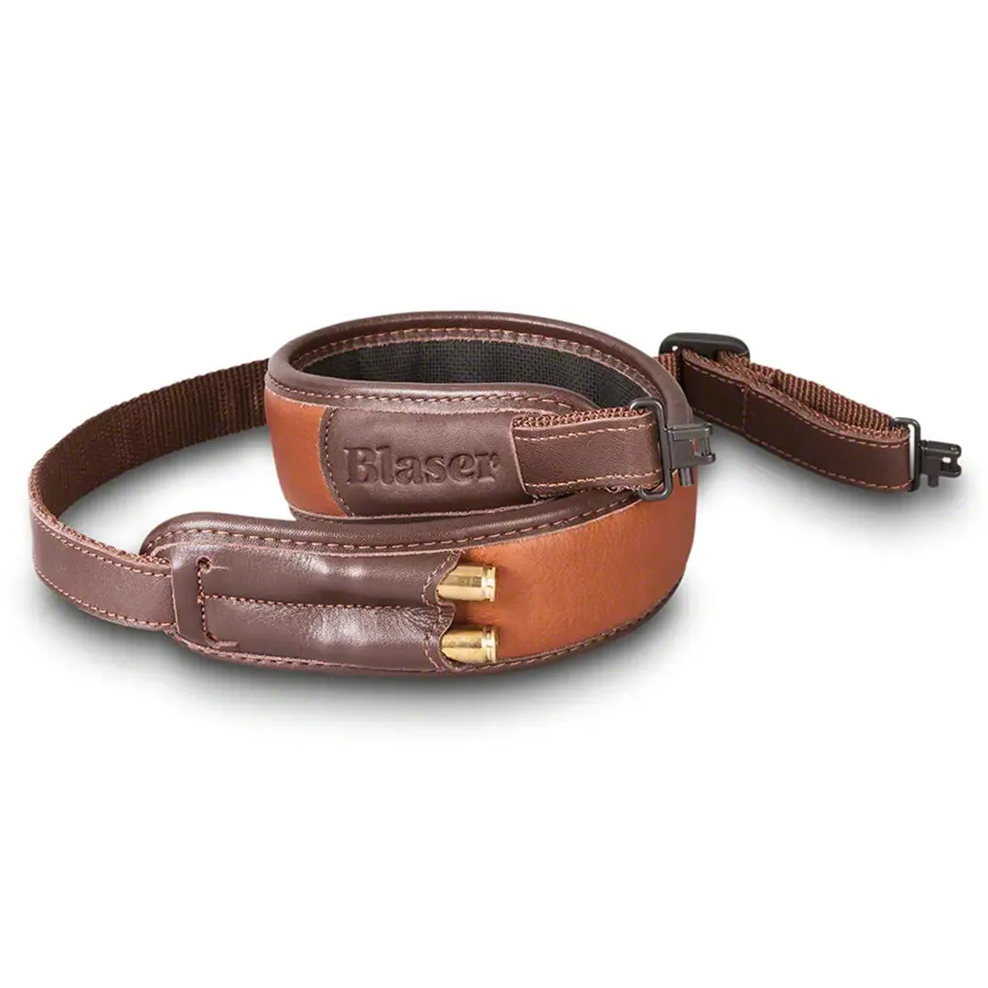 Leather Rifle Sling - Brown by Blaser