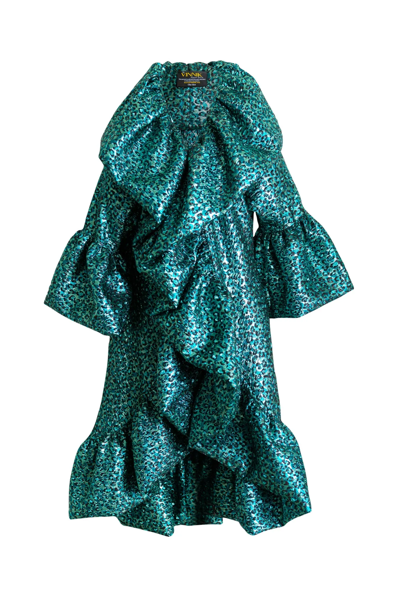 Manhattan Opera Coat in " Il Gattopardo" (Turquoise)