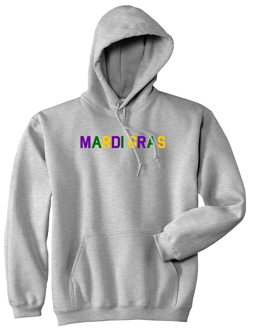 Mardi Gras New Orleans Mens Pullover Hoodie