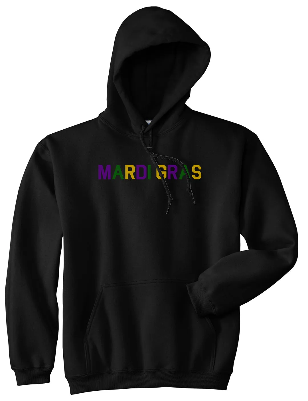 Mardi Gras New Orleans Mens Pullover Hoodie