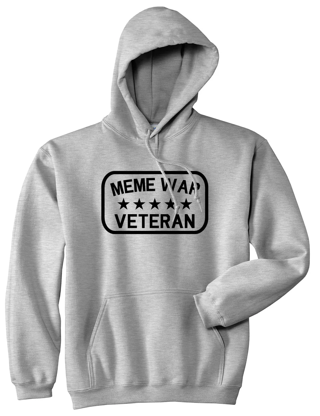 Meme War Veteran Mens Pullover Hoodie