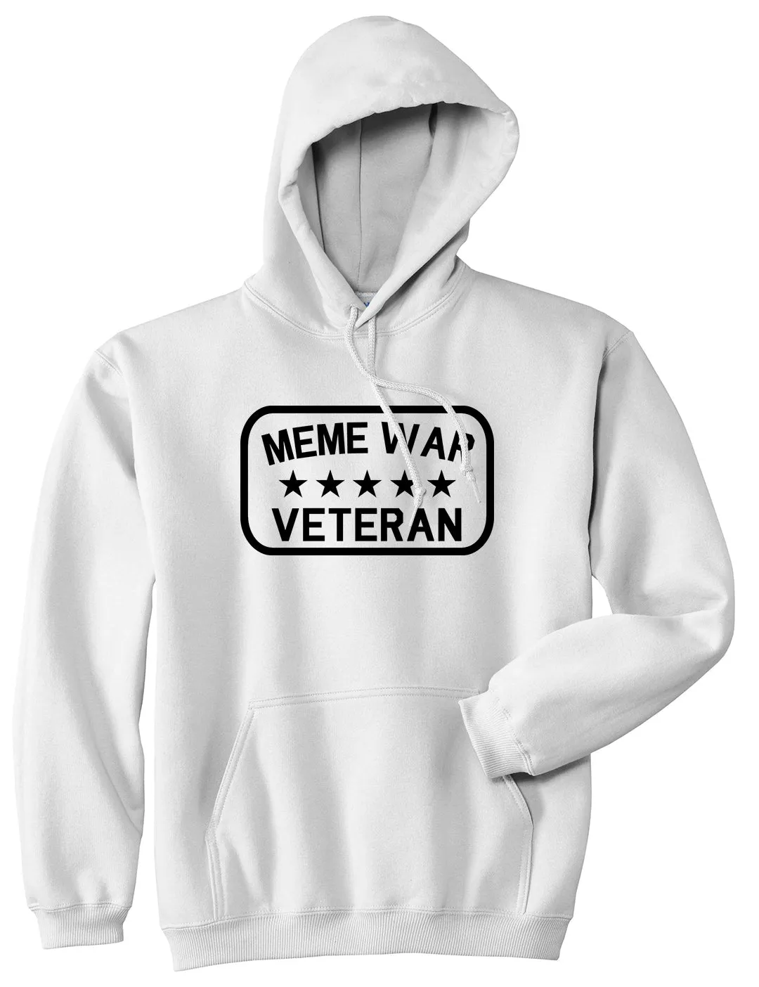 Meme War Veteran Mens Pullover Hoodie