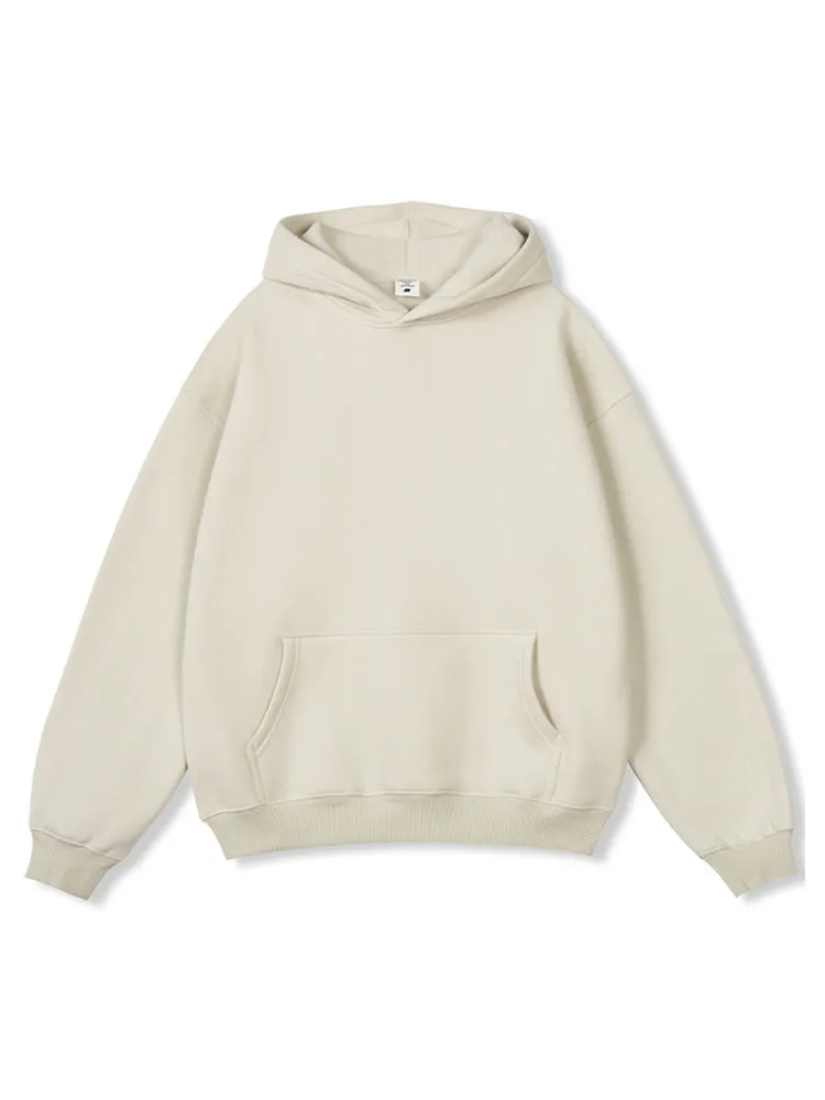 Men's Solid Colour Loose Hoodie