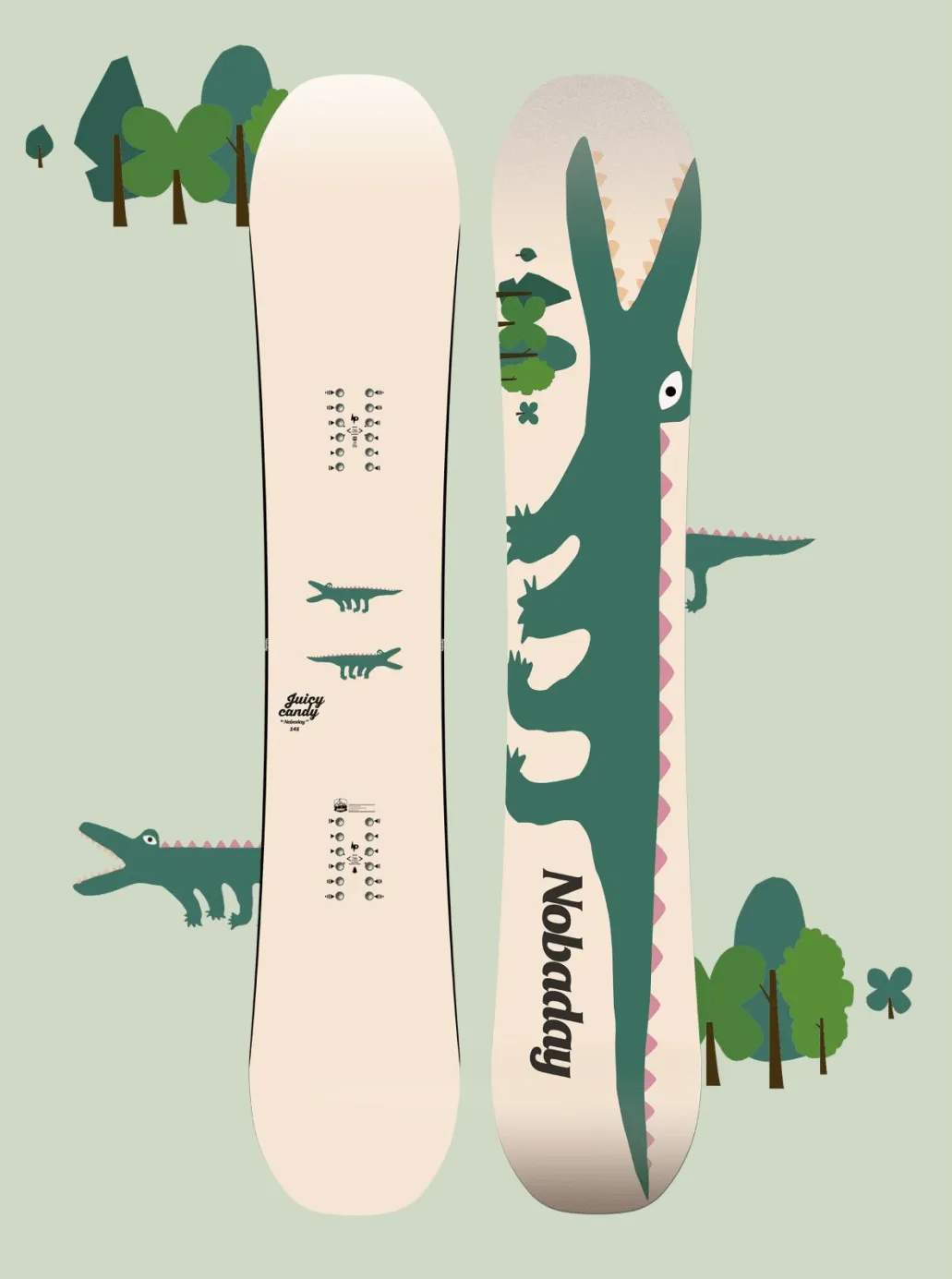 Nobaday WOMEN'S JUICY Dino Snowboard