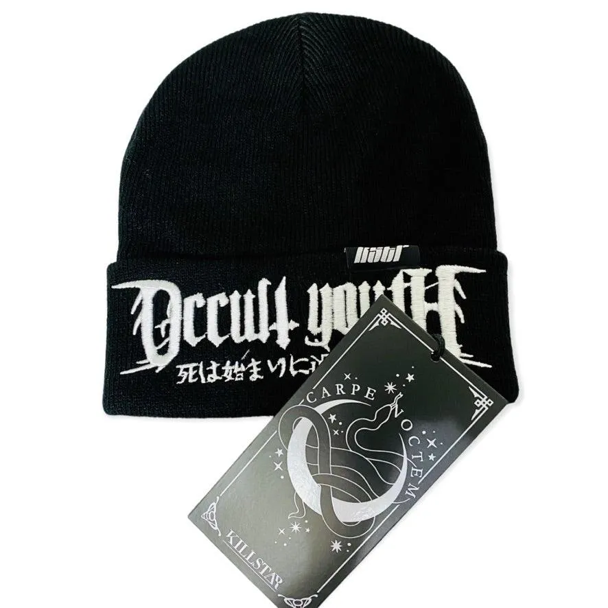 Occult Black Beanie