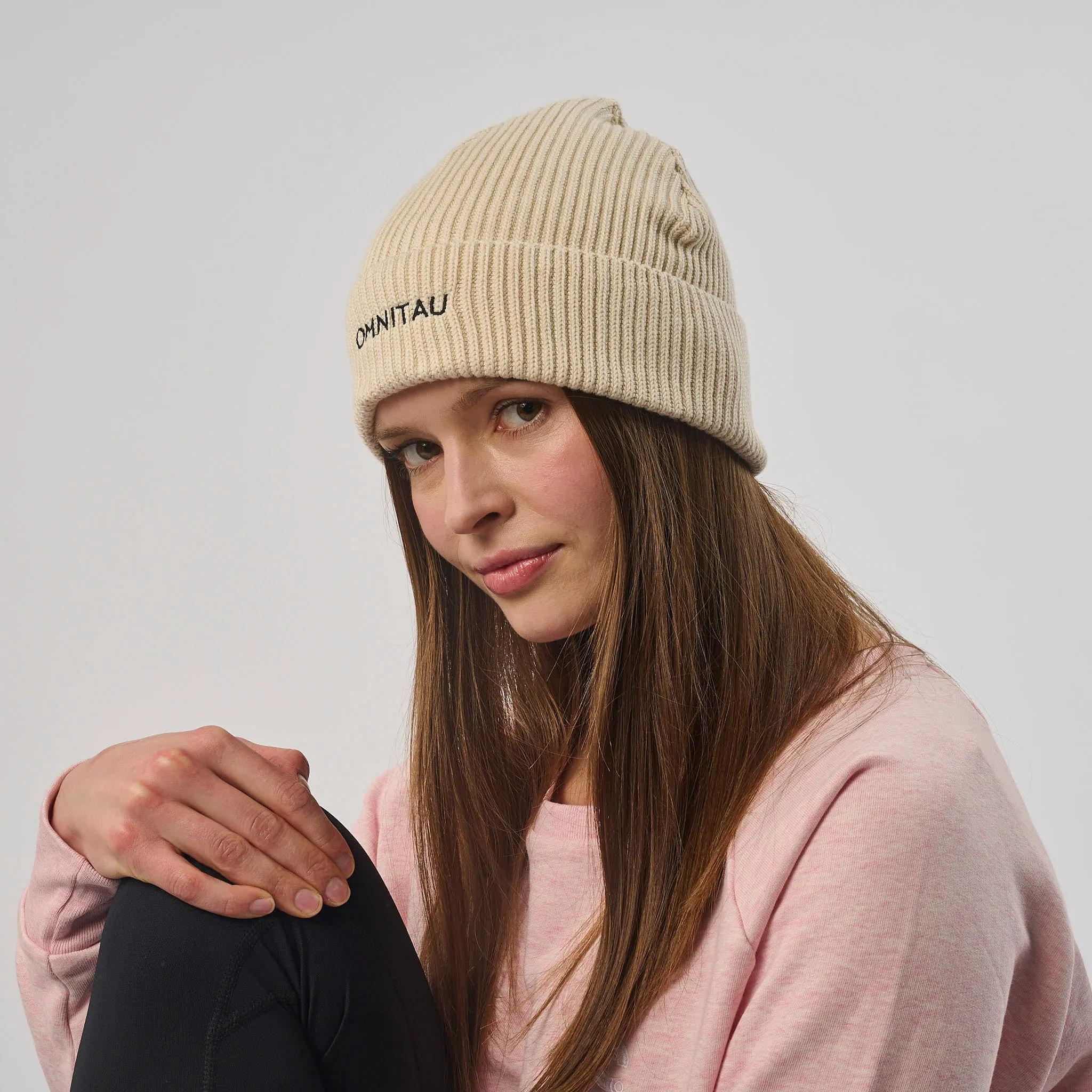 Omnitau Unisex Organic Cotton Pimlico Beanie - Cream