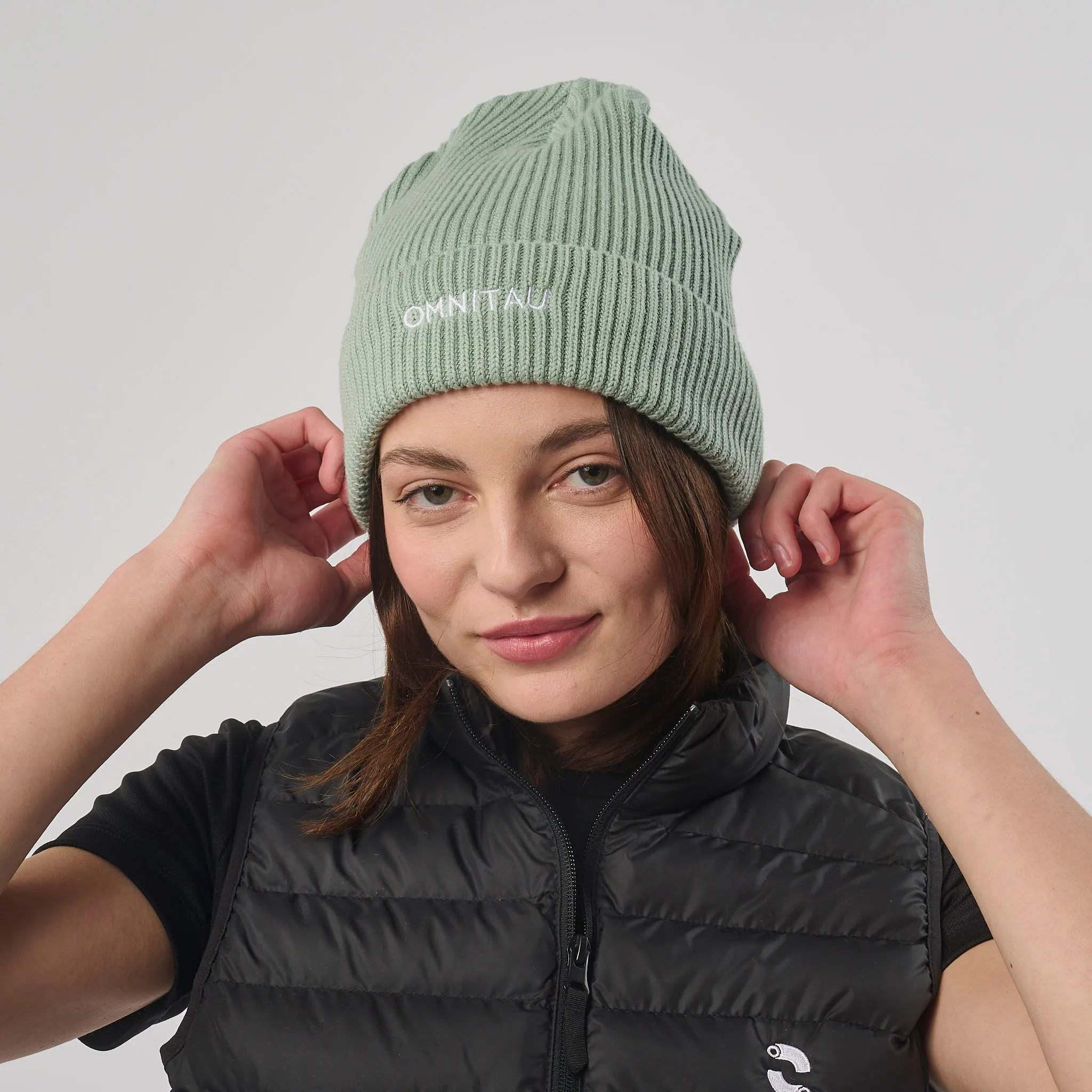 Omnitau Unisex Organic Cotton Pimlico Beanie - Green