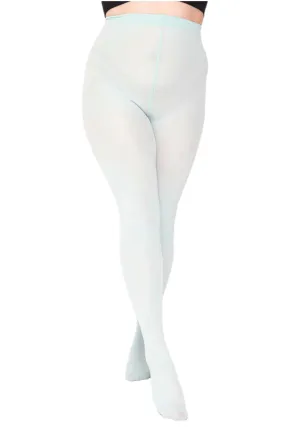 Pamela Mann Hosiery Curvy Super-Stretch 50 Denier Tights in Eggshell Blue