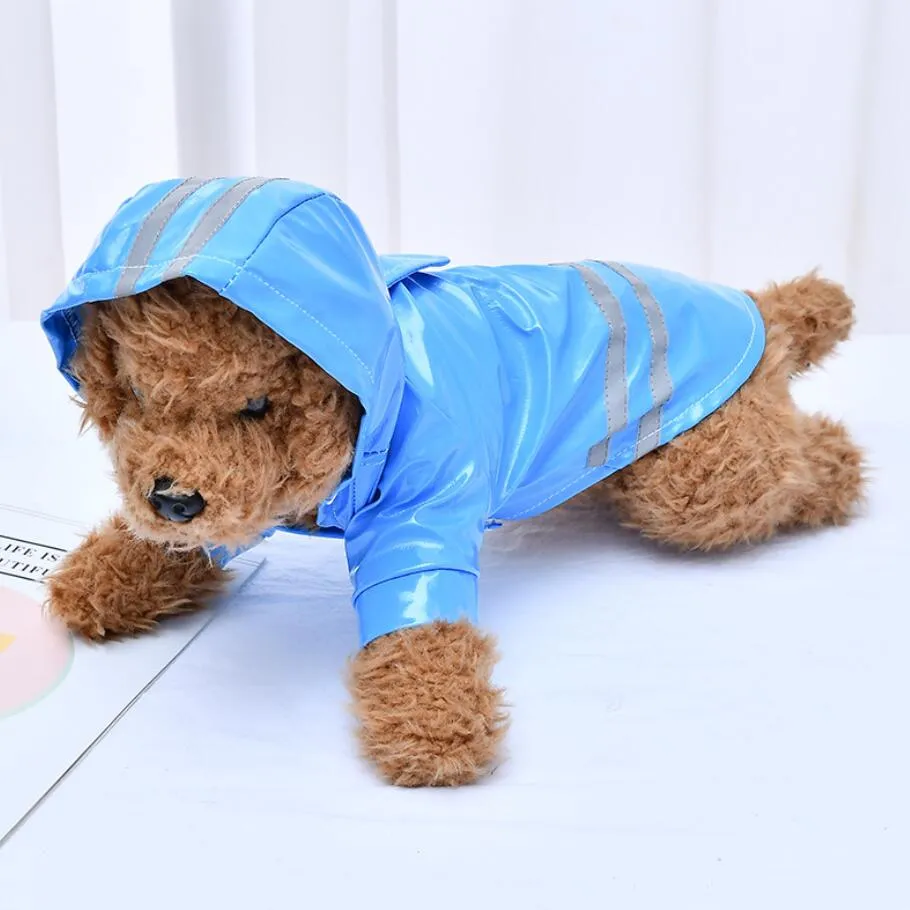 Pet Waterproof Hooded Raincoat