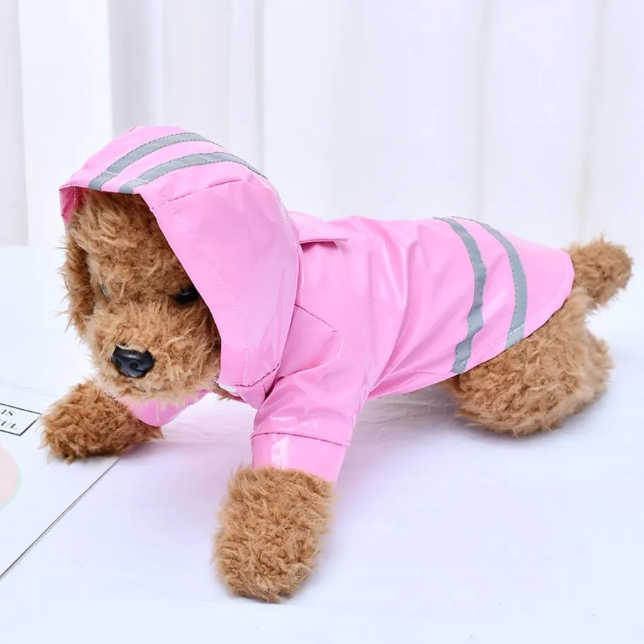 Pet Waterproof Hooded Raincoat